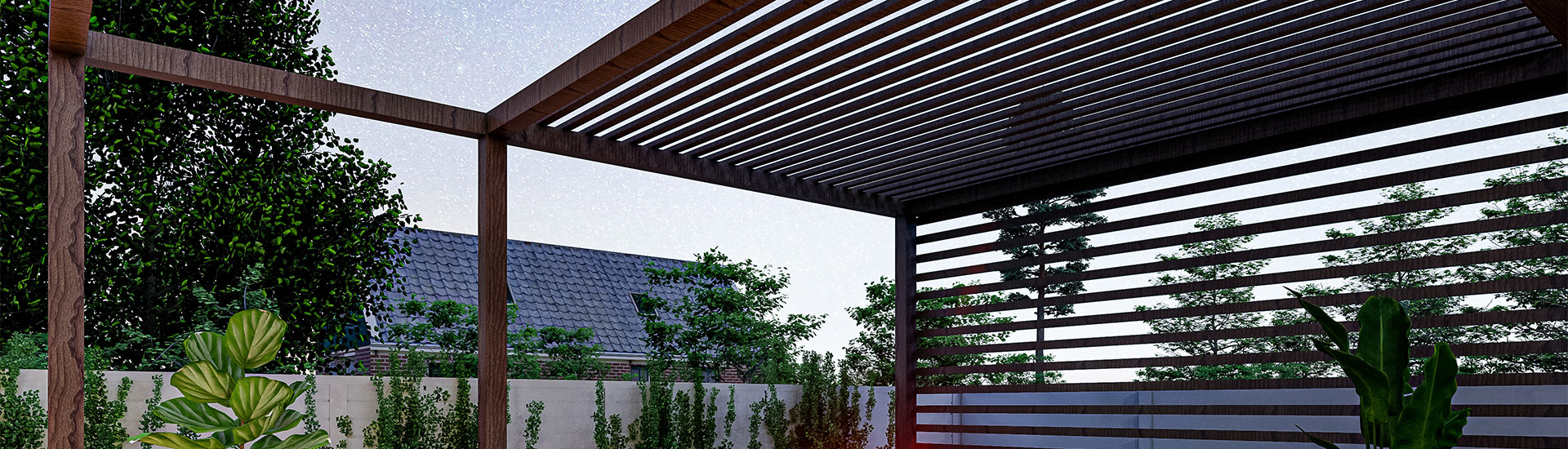 Showing off the Elegance and Practicality of Fly Over Pergola Designs